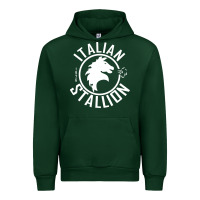 Forest Green Italian Stallion Urban Hoodie - artisFamous
