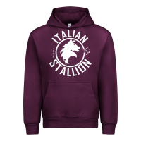 Mauve Wine Italian Stallion Urban Hoodie - artisFamous