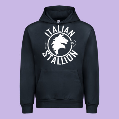 Italian Stallion Urban Hoodie Designed By Artisfamous