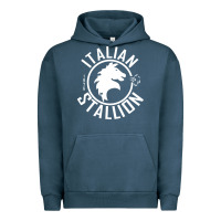 Pigment Midnight Navy Italian Stallion Urban Hoodie - artisFamous