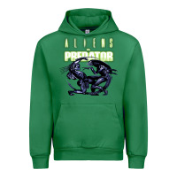 Emerald Predator Alien Urban Hoodie - artisFamous