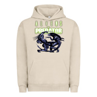 Pigment French Oak Predator Alien Urban Hoodie - artisFamous