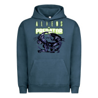 Pigment Midnight Navy Predator Alien Urban Hoodie - artisFamous