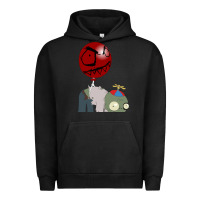 Pigment Black Plants vs. Zombies Urban Hoodie - artisFamous