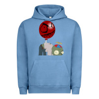 Pigment Pebble Blue Plants vs. Zombies Urban Hoodie - artisFamous