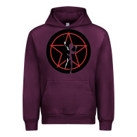 Mauve Wine Rush Starman Urban Hoodie - artisFamous