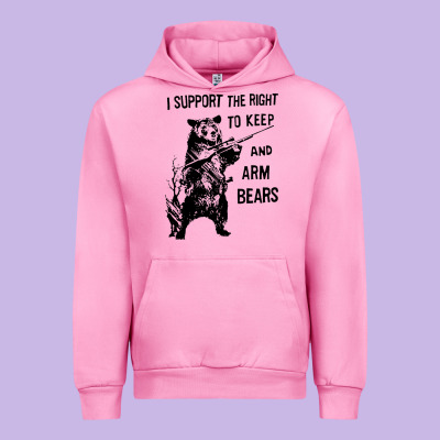Bear Arms 2nd Amendment Funny Hunting Urban Hoodie Designed By Artisfamous