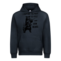 Navy bear arms 2nd amendment funny hunting Urban Hoodie - artisFamous