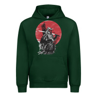 Forest Green Soul of Samurai Urban Hoodie - artisFamous