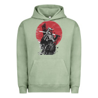 Pigment Oil Green Soul of Samurai Urban Hoodie - artisFamous