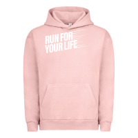 Pigment Salmon run for your life Urban Hoodie - artisFamous