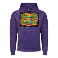 Cloud Purple Halloween Skull Background Vintage Hoodie - BundleAndBundleShop