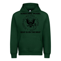Forest Green Screeching Weasel Beat Is On The Brat Urban Hoodie - artisFamous