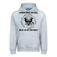 Heather Grey Screeching Weasel Beat Is On The Brat Urban Hoodie - artisFamous