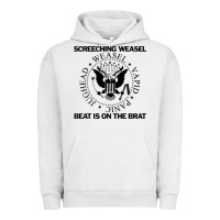 Pigment Lunar Rock Screeching Weasel Beat Is On The Brat Urban Hoodie - artisFamous