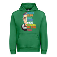 Emerald women belong in all places r.u.th bader gins.burg r.b.g t shirt Urban Hoodie - artisFamous