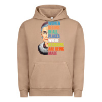Pigment Burro women belong in all places r.u.th bader gins.burg r.b.g t shirt Urban Hoodie - artisFamous