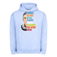 Pigment Grape Ice women belong in all places r.u.th bader gins.burg r.b.g t shirt Urban Hoodie - artisFamous