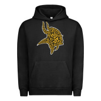 Pigment Black Viking Style Urban Hoodie - artisFamous
