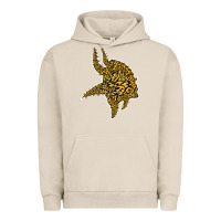 Pigment French Oak Viking Style Urban Hoodie - artisFamous