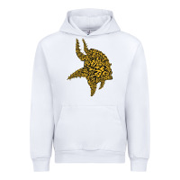 White Viking Style Urban Hoodie - artisFamous