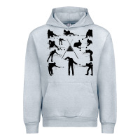 Heather Grey billiards Urban Hoodie - artisFamous