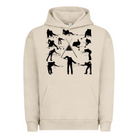 Pigment French Oak billiards Urban Hoodie - artisFamous