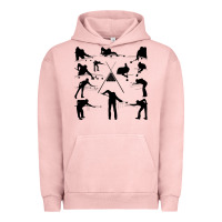 Pigment Salmon billiards Urban Hoodie - artisFamous