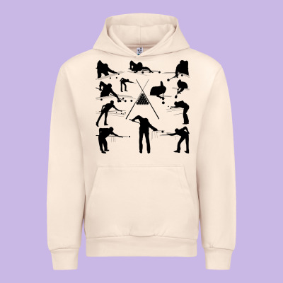 Billiards Urban Hoodie Designed By Artisfamous