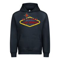 Navy Welcome to Fabulous Las Vegas Nevada Urban Hoodie - artisFamous