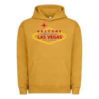 Pigment Peanut Butter Welcome to Fabulous Las Vegas Nevada Urban Hoodie - artisFamous