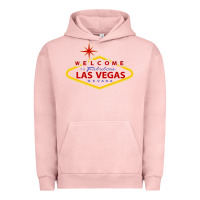 Pigment Salmon Welcome to Fabulous Las Vegas Nevada Urban Hoodie - artisFamous