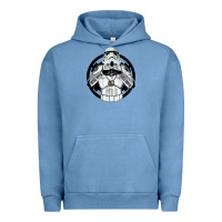Pigment Pebble Blue storm trooper Urban Hoodie - artisFamous