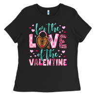 Black for the love of the valentine Ladies Tee - OliviaCreatesArt