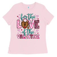 Bubblegum Pink for the love of the valentine Ladies Tee - OliviaCreatesArt
