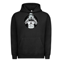Pigment Black storm trooper Urban Hoodie - artisFamous