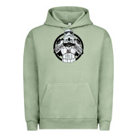 Pigment Oil Green storm trooper Urban Hoodie - artisFamous