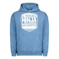 Pigment Pebble Blue american ninja warrior Urban Hoodie - artisFamous