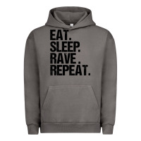 Pigment Tornado eat sleep rave repeat Urban Hoodie - artisFamous