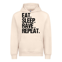 Sandshell eat sleep rave repeat Urban Hoodie - artisFamous