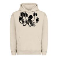 Pigment French Oak Octopus Urban Hoodie - artisFamous