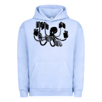 Pigment Grape Ice Octopus Urban Hoodie - artisFamous