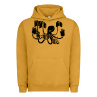 Pigment Peanut Butter Octopus Urban Hoodie - artisFamous