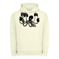 Pigment Pistachio Octopus Urban Hoodie - artisFamous
