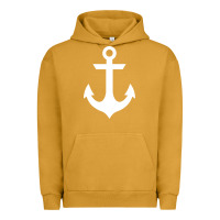 Pigment Peanut Butter preppy nautical anchor Urban Hoodie - artisFamous