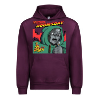Mauve Wine Mark Of The Doom Urban Hoodie - artisFamous