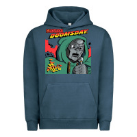 Pigment Midnight Navy Mark Of The Doom Urban Hoodie - artisFamous