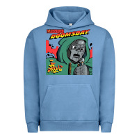 Pigment Pebble Blue Mark Of The Doom Urban Hoodie - artisFamous