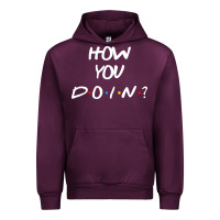 Mauve Wine friends how you doin reunion Urban Hoodie - artisFamous
