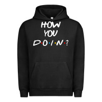 Pigment Black friends how you doin reunion Urban Hoodie - artisFamous